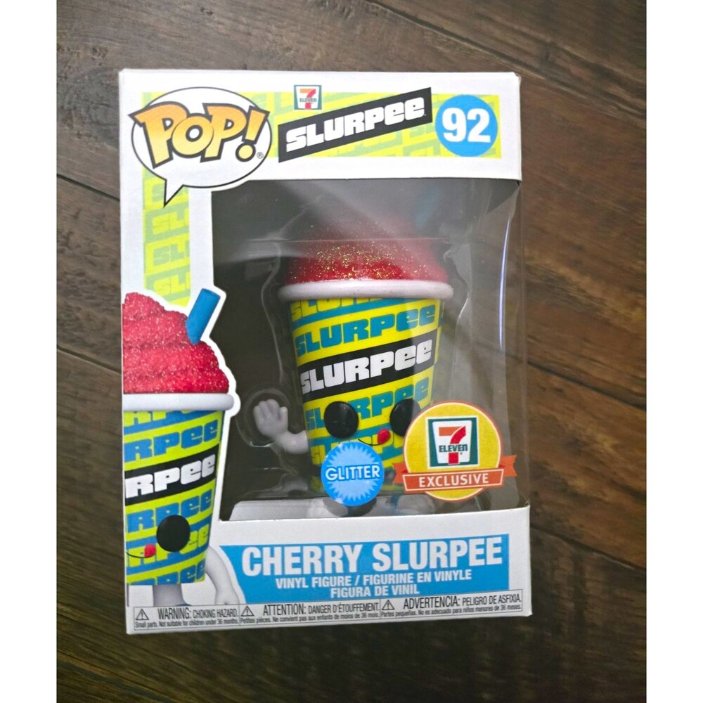 Funko Pop! Vinyl: Cherry Slurpee Glitter 7-Eleven Exclusive #92